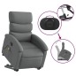 vidaXL Silla de masaje reclinable de pie de tela gris oscuro vidaXL Silla de masaje reclinable de pie de tela gris oscuro