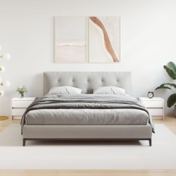 vidaXL Mesitas de noche 2 uds madera maciza pino blanco 40x31x35,5 cm