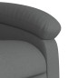 vidaXL Silla de masaje reclinable de pie de tela gris oscuro vidaXL Silla de masaje reclinable de pie de tela gris oscuro