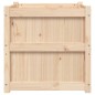 vidaXL Jardinera de madera maciza de pino 60x60x60 cm vidaXL Jardinera de madera maciza de pino 60x60x60 cm