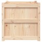 vidaXL Jardinera de madera maciza de pino 60x60x60 cm vidaXL Jardinera de madera maciza de pino 60x60x60 cm
