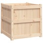 vidaXL Jardinera de madera maciza de pino 60x60x60 cm vidaXL Jardinera de madera maciza de pino 60x60x60 cm