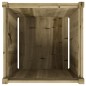vidaXL Jardinera de madera maciza de pino impregnada 60x60x60 cm vidaXL Jardinera de madera maciza de pino impregnada 60x60x60 cm