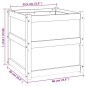 vidaXL Jardinera de madera maciza de pino impregnada 60x60x60 cm vidaXL Jardinera de madera maciza de pino impregnada 60x60x60 cm