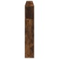vidaXL Cabecero LED madera ingeniería roble ahumado 220x18,5x103,5 cm vidaXL Cabecero LED madera ingeniería roble ahumado 220x18,5x103,5 cm