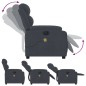 vidaXL Sillón reclinable de masaje eléctrico terciopelo gris oscuro vidaXL Sillón reclinable de masaje eléctrico terciopelo gris oscuro