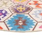 vidaXL Alfombra lavable antideslizante multicolor Ø 120 cm vidaXL Alfombra lavable antideslizante multicolor Ø 120 cm