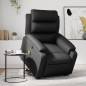 vidaXL Sillón reclinable de masaje de pie cuero artificial negro vidaXL Sillón reclinable de masaje de pie cuero artificial negro