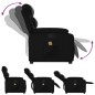 vidaXL Sillón reclinable de masaje de pie cuero artificial negro vidaXL Sillón reclinable de masaje de pie cuero artificial negro