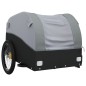 vidaXL Remolque para bicicleta hierro negro y gris 30 kg vidaXL Remolque para bicicleta hierro negro y gris 30 kg