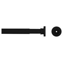 Sealskin Barra telescópica para cortina de ducha negro 125-220 cm