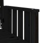 vidaXL Banco de jardín con mesa 2 plazas madera maciza de pino negro vidaXL Banco de jardín con mesa 2 plazas madera maciza de pino negro