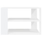vidaXL Mesa de centro madera de ingeniería blanco 59,5x59,5x40 cm