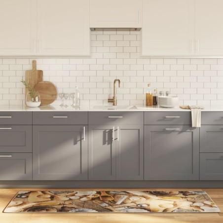 vidaXL Alfombra de cocina lavable antideslizante multicolor 60x180 cm