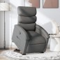 vidaXL Sillón reclinable elevable de tela gris oscuro vidaXL Sillón reclinable elevable de tela gris oscuro