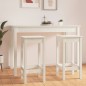 vidaXL Taburetes de cocina 2 uds madera maciza pino blanco 40x40x78 cm vidaXL Taburetes de cocina 2 uds madera maciza pino blanco 40x40x78 cm
