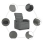 vidaXL Sillón reclinable elevable de tela gris oscuro vidaXL Sillón reclinable elevable de tela gris oscuro