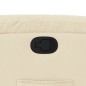 vidaXL Sillón reclinable elevable de tela color crema vidaXL Sillón reclinable elevable de tela color crema