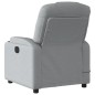 vidaXL Sillón reclinable de masaje eléctrico tela gris claro vidaXL Sillón reclinable de masaje eléctrico tela gris claro