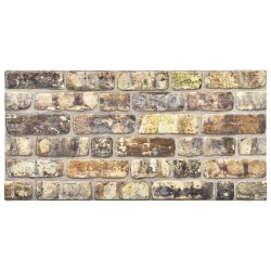 vidaXL Paneles de pared 3D diseño de ladrillo multicolor 11 piezas EPS
