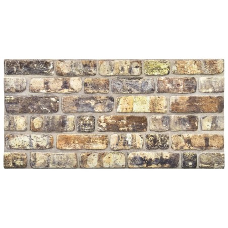 vidaXL Paneles de pared 3D diseño de ladrillo multicolor 11 piezas EPS
