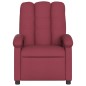 vidaXL Sillón reclinable eléctrico tela rojo tinto vidaXL Sillón reclinable eléctrico tela rojo tinto