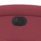 vidaXL Sillón reclinable eléctrico tela rojo tinto vidaXL Sillón reclinable eléctrico tela rojo tinto