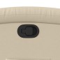 vidaXL Sillón reclinable elevable de tela color crema vidaXL Sillón reclinable elevable de tela color crema