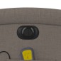 vidaXL Sillón reclinable de masaje eléctrico tela gris taupe vidaXL Sillón reclinable de masaje eléctrico tela gris taupe