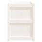 vidaXL Jardinera de madera maciza de pino blanca 90x50x70 cm vidaXL Jardinera de madera maciza de pino blanca 90x50x70 cm