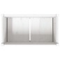 vidaXL Jardinera de madera maciza de pino blanca 90x50x70 cm vidaXL Jardinera de madera maciza de pino blanca 90x50x70 cm