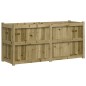 vidaXL Jardinera de madera de pino impregnada 150x50x70 cm vidaXL Jardinera de madera de pino impregnada 150x50x70 cm