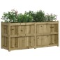 vidaXL Jardinera de madera de pino impregnada 150x50x70 cm vidaXL Jardinera de madera de pino impregnada 150x50x70 cm
