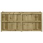 vidaXL Jardinera de madera de pino impregnada 150x50x70 cm vidaXL Jardinera de madera de pino impregnada 150x50x70 cm