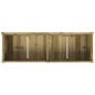 vidaXL Jardinera de madera de pino impregnada 150x50x70 cm vidaXL Jardinera de madera de pino impregnada 150x50x70 cm