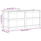 vidaXL Jardinera de madera de pino impregnada 150x50x70 cm vidaXL Jardinera de madera de pino impregnada 150x50x70 cm