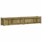 vidaXL Jardinera de madera de pino impregnada 180x31x31 cm vidaXL Jardinera de madera de pino impregnada 180x31x31 cm