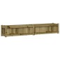 vidaXL Jardinera de madera de pino impregnada 180x31x31 cm vidaXL Jardinera de madera de pino impregnada 180x31x31 cm