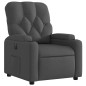 vidaXL Sillón reclinable eléctrico de tela gris oscuro vidaXL Sillón reclinable eléctrico de tela gris oscuro