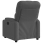 vidaXL Sillón reclinable eléctrico de tela gris oscuro vidaXL Sillón reclinable eléctrico de tela gris oscuro