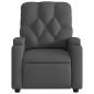 vidaXL Sillón reclinable eléctrico de tela gris oscuro vidaXL Sillón reclinable eléctrico de tela gris oscuro