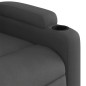vidaXL Sillón reclinable eléctrico de tela gris oscuro vidaXL Sillón reclinable eléctrico de tela gris oscuro