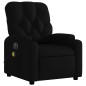 vidaXL Sillón reclinable de masaje eléctrico tela negro vidaXL Sillón reclinable de masaje eléctrico tela negro