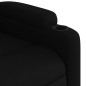 vidaXL Sillón reclinable de masaje eléctrico tela negro vidaXL Sillón reclinable de masaje eléctrico tela negro