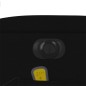 vidaXL Sillón reclinable de masaje eléctrico tela negro vidaXL Sillón reclinable de masaje eléctrico tela negro