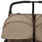 vidaXL Carrito para gemelos de acero gris taupe vidaXL Carrito para gemelos de acero gris taupe