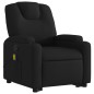 vidaXL Sillón reclinable de masaje elevable tela negro vidaXL Sillón reclinable de masaje elevable tela negro