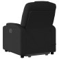 vidaXL Sillón reclinable de masaje elevable tela negro vidaXL Sillón reclinable de masaje elevable tela negro