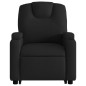vidaXL Sillón reclinable de masaje elevable tela negro vidaXL Sillón reclinable de masaje elevable tela negro