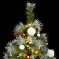 vidaXL Árbol de Navidad artificial con bisagras 150 LED y bolas 150 cm vidaXL Árbol de Navidad artificial con bisagras 150 LED y bolas 150 cm